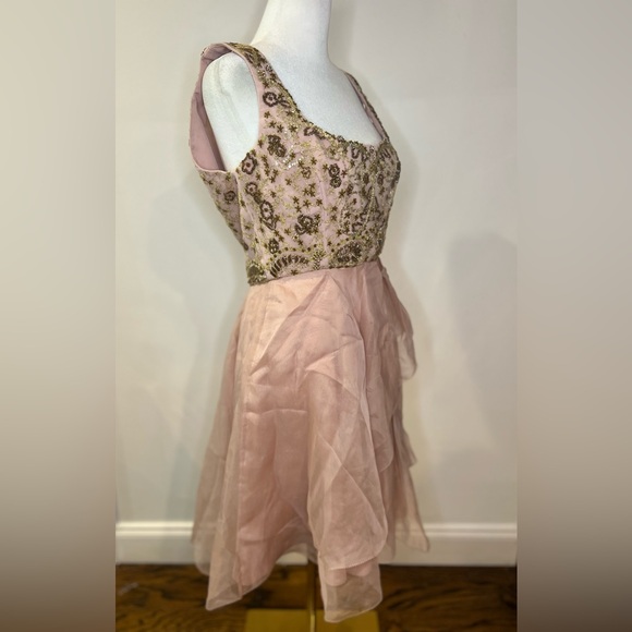 MARCHESA NOTTE Beaded Bodice Cocktail/Prom/Formal Dress - Picture 2 of 7